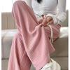 Hot-Selling Women's High-Waisted Pleated Wide-Leg Cloud Trousers, Spring/Summer, Seven Colors
