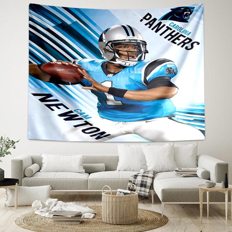 1pc Carolina Panthers Tapestry, Living Room, Bedroom, Office, Party Decor, Ideal Festive Gift