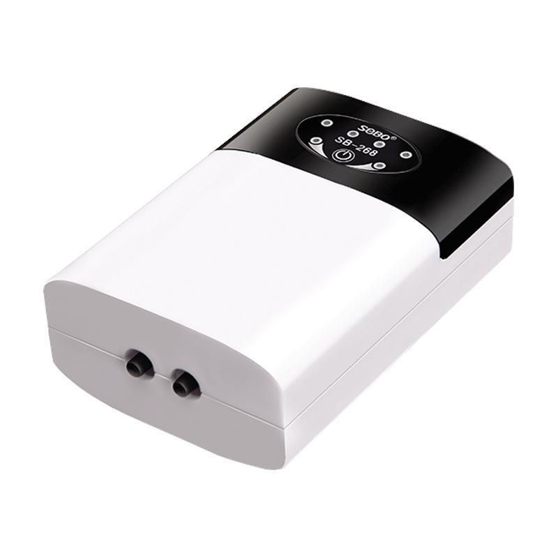 Бесшумный двухцелевой кислородный насос Songbao: Аккумуляторный аэратор переменного/постоянного тока для аквариумов