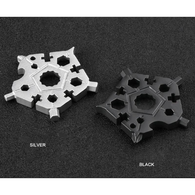 23 в 1 пятиугольный многофункциональный снежинка внутренний шестиугольный гаечный ключ инструмент для повседневного использования отвертка велосипедный комбинированный инструмент 58*58 мм