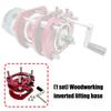 4Clamp Router Base For Compact Woodworking Machines Crank Handle Controlled Height Adjustment System Not Easy to Fall