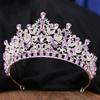 Bridal Crown Tiara Luxury Princess Rhinestone Headband Alloy Hair Crown Crystal Crown Wedding Dress Hair Accessories