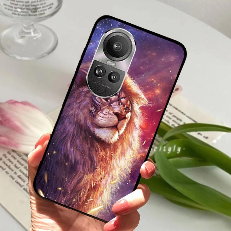 Чехол для Oppo Reno 10 5G CPH2531 Reno10 Ударопрочный Мягкий ТПУ Силиконовый Чехол для Телефона Для Oppo Reno 10 Pro 5G CPH2525 Funda Мультяшный