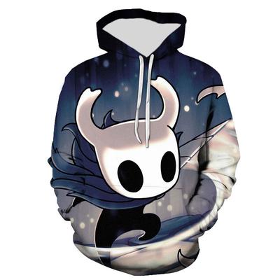 Game Hollow Knight с 3d принтом для мужчин/женщин, детей, осенне-зимняя повседневная толстовка с длинными рукавами, большие толстовки, одежда унисекс