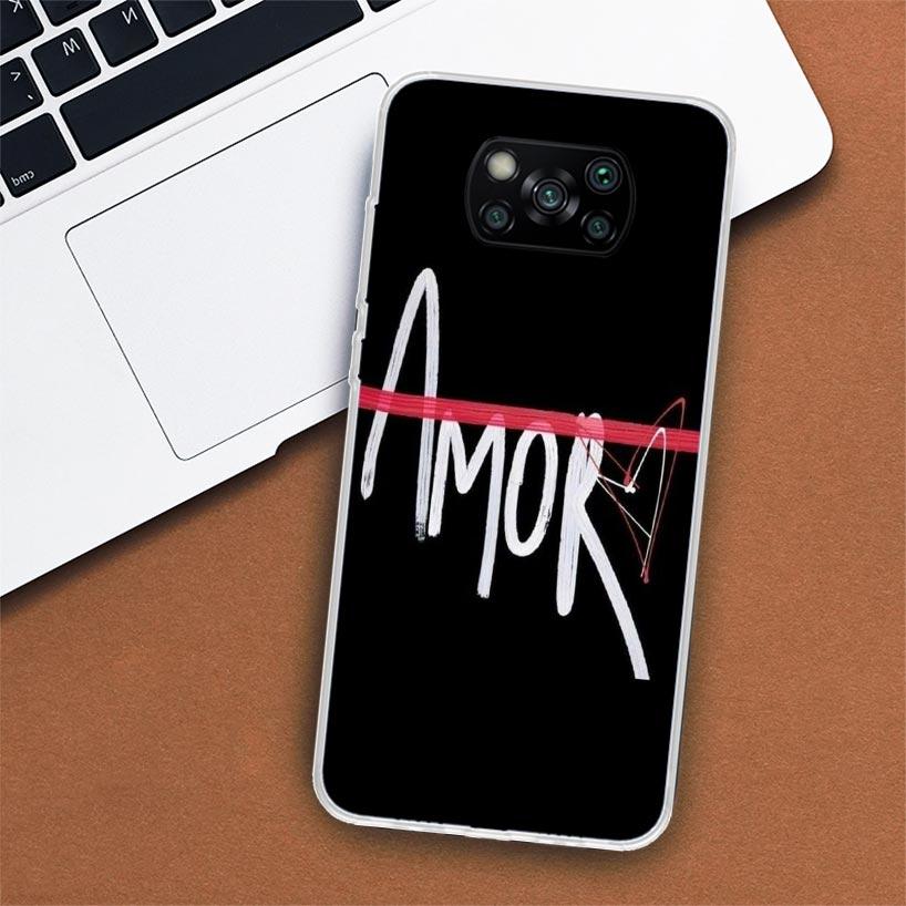 Чехол для телефона AMOR This Is Love для Xiaomi Poco X3 Nfc X4 Gt X5 Pro M5S M4 M3 M2 F5 F4 F3 F2 F1 Mi Note 10 Fundas Shell