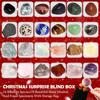 Crystal Advent Calendar 24Days Gift Natural Crystal Countdown Calendar Holiday Advent Calendar Collectible Gem Stones For Table