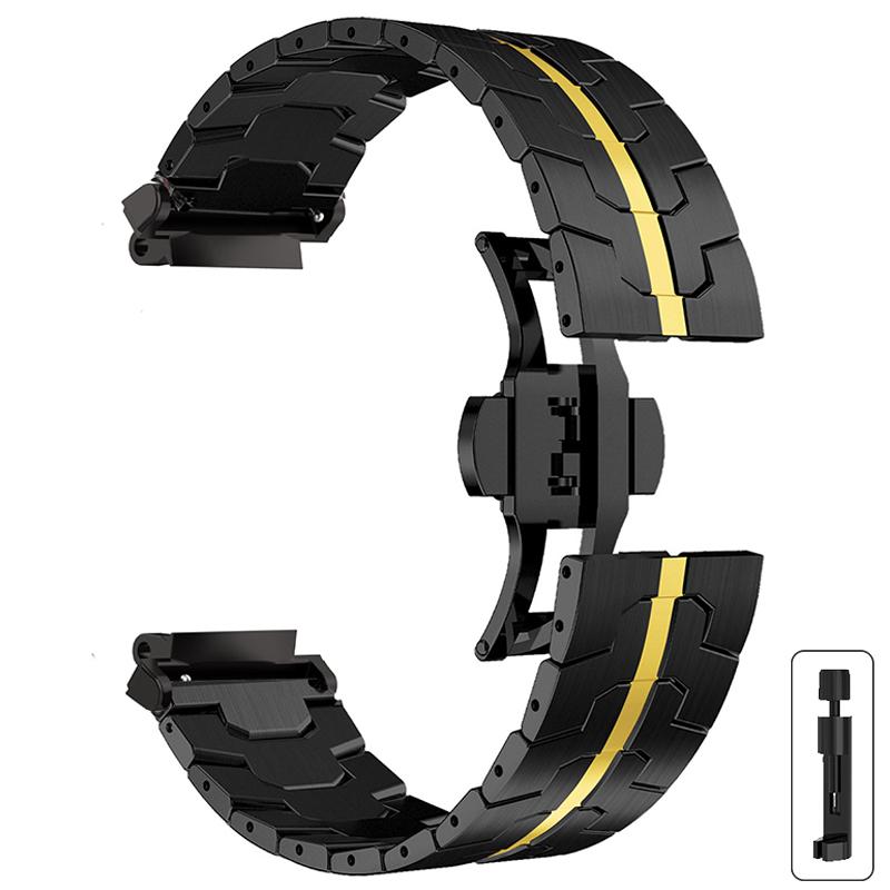 Роскошный ремешок из нержавеющей стали для часов Amazfit T-rex 3/2 Trex Pro Металлический ремешок Correa Для Huami Amazfti TRex Аксессуары для ремешка