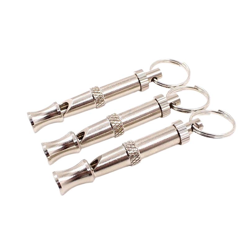 3Pcs Pet Whistle Training Dog Whistle Ultrasonic Dog Trainer, Dog Whistle Training Dog Whistle, Pet Supplies, Silver