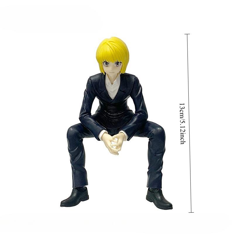 HUNTER X HUNTER Аниме Периферийная модель Killua Zoldyck GON FREECSS Kurapika Фигурка Кукла Декоративные украшения Коллекционные Подарки Игрушки