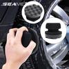 3pcs Car Cleaning Waxing Sponge Hexagonal Hand Grip Auto Detailing Sponge For Automobile Tires