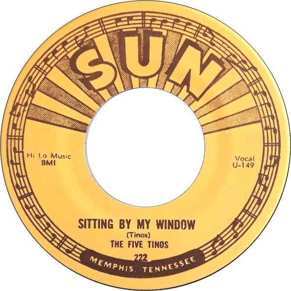 7-дюймовая пластинка FIVE TINOS Sitting By My Window 222 Sun US Rock Б/у