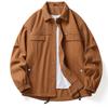 Spring Autumn Jacket Men's All-match Casual Lapel Windproof Jacket Street Clothing Harajuku Single-breasted Coat
