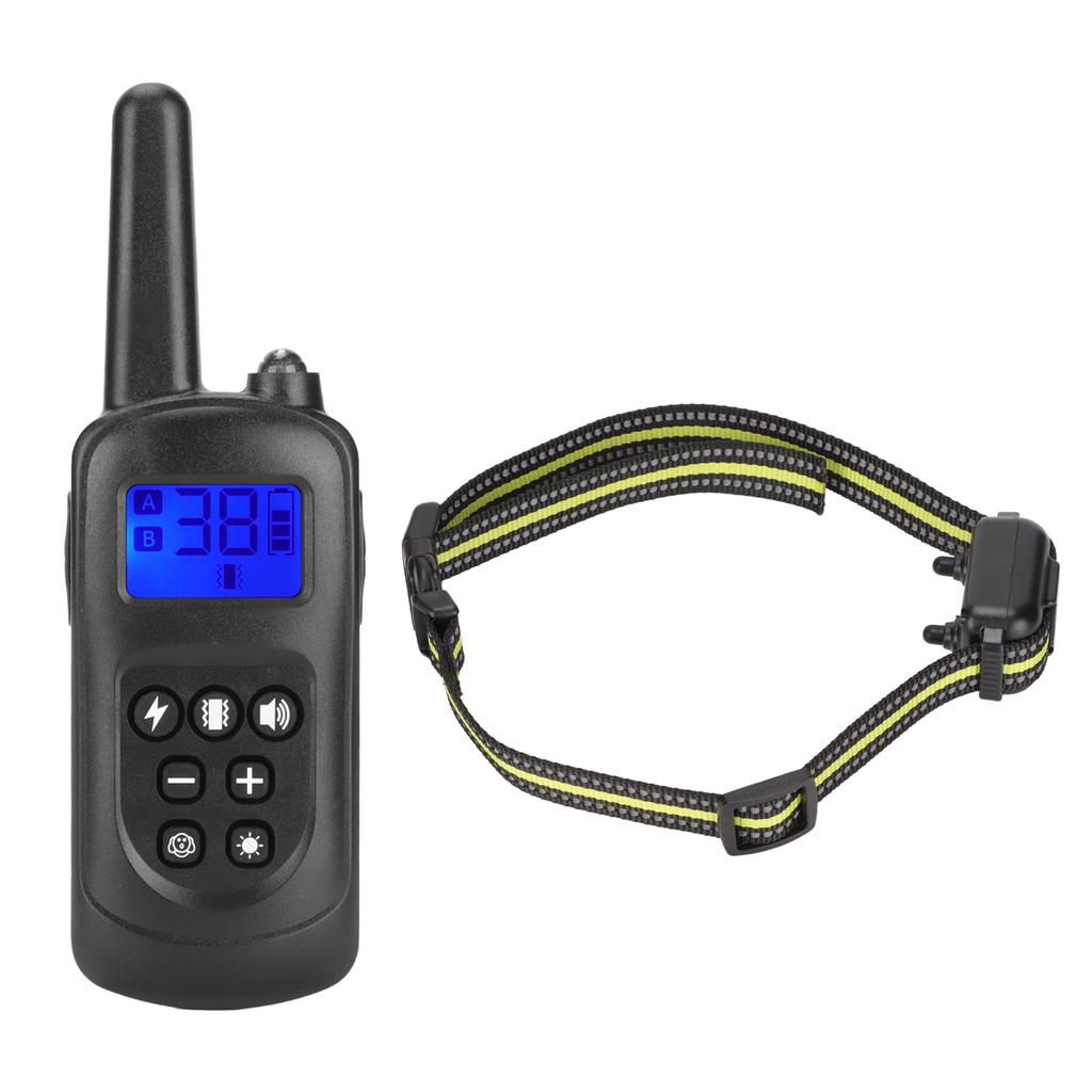 Dog Barking Collar Multifunction 4 Modes 99 Adjustment Levels Rechargeable Intelligent Recognition