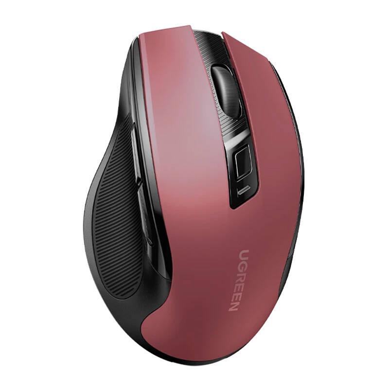 Беспроводная мышь Ugreen Mu006 2.4 ГГц + Bluetooth 5.0 (Красный)