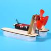 1 набор DIY Wind Powered Boat Model Kit Handmade Wooden Puzzle Hovership