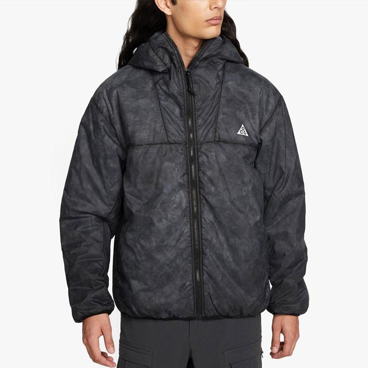 Nike Therma-FIT ADV Rope De Dope Мужская куртка с капюшоном на молнии Верхняя одежда Черный DJ1257-010