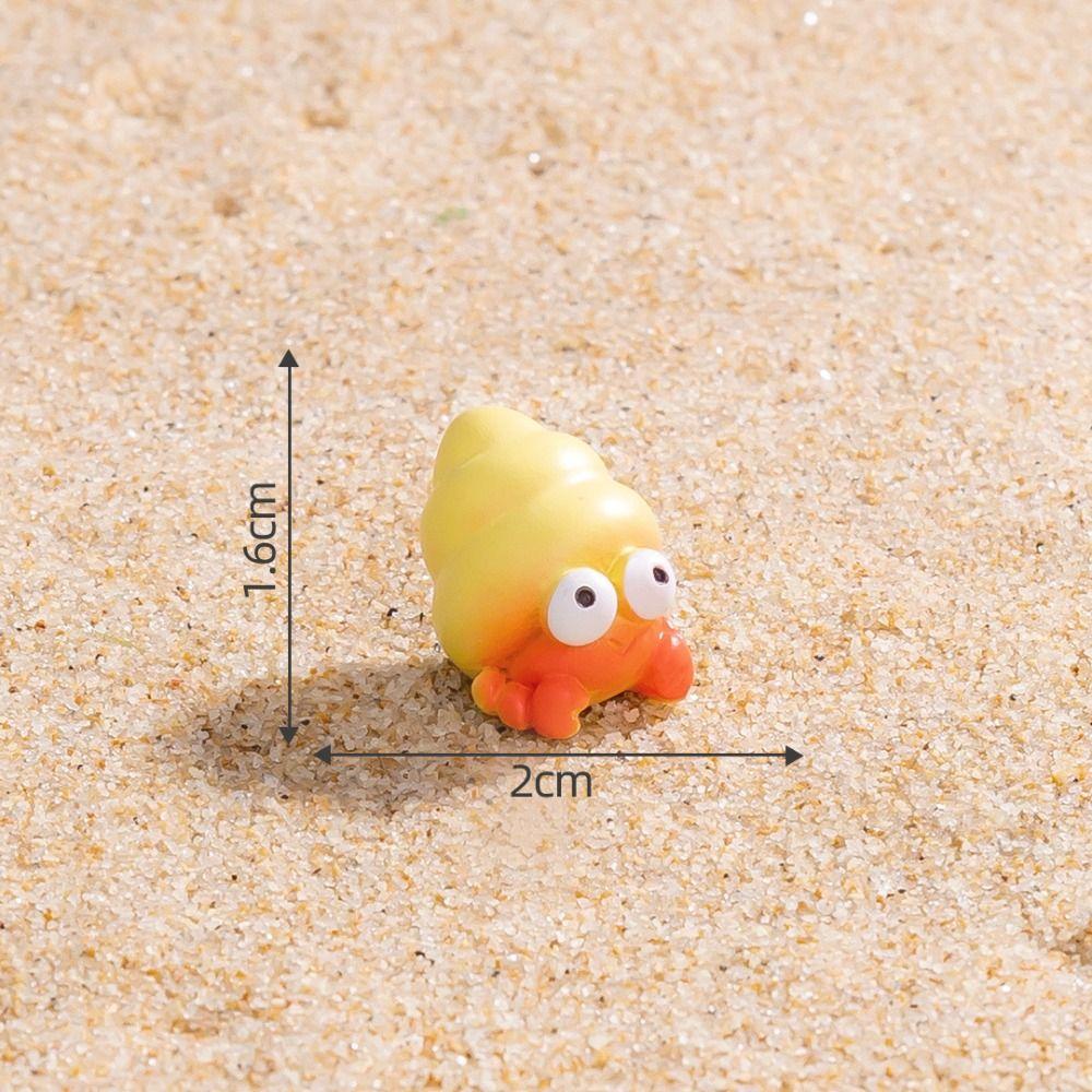Resin Crafts Marine Animals Fish Ornaments Cute Mini Miniatures Animals Figurines DIY Coral Fish Garden Decorations