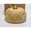 Handmade Bamboo Woven Chandelier Lamp Nest Straw Hat Bamboo Woven Pendant Lamp Balcony Restaurant Retro Lighting Fixture