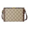 Мини-сумка GG GG Supreme Мужские сумки-мессенджеры и портфели Коричневый 678460-HUHEG-8358