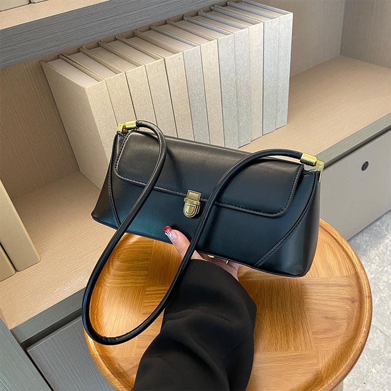 Модные сумки через плечо из искусственной кожи для женщин, модные дизайнерские сумки-тоут во французском стиле с клапаном