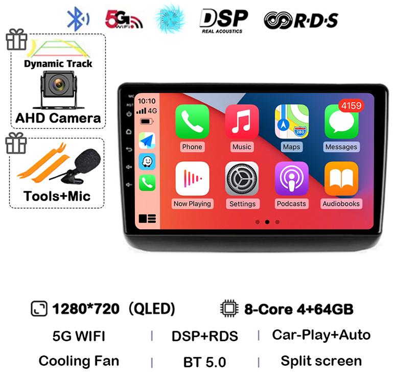 Android 14 Auto Carplay WIFI+4G для Jeep Grand Cherokee WK2 2013 - 2020 Автомобильное радио GPS навигация Мультимедиа Видеоплеер Стерео