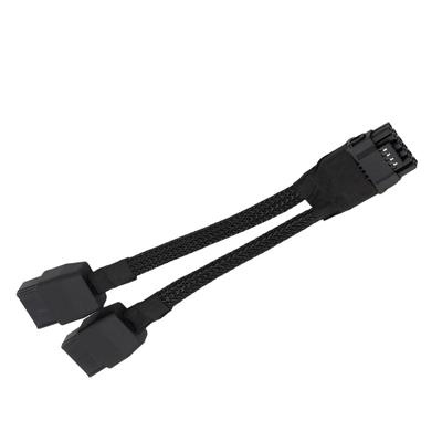 Мощный кабель питания для видеокарты 600 Вт PCIe 8Pin x2 (мама) на 16Pin 12VHPW для игровых ПК
