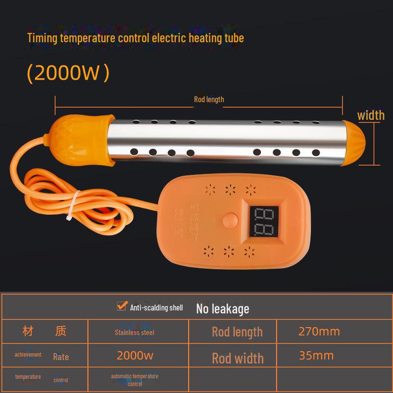 Электрический водонагреватель Quick Heat Auto-Off Anti-Scald для ванн