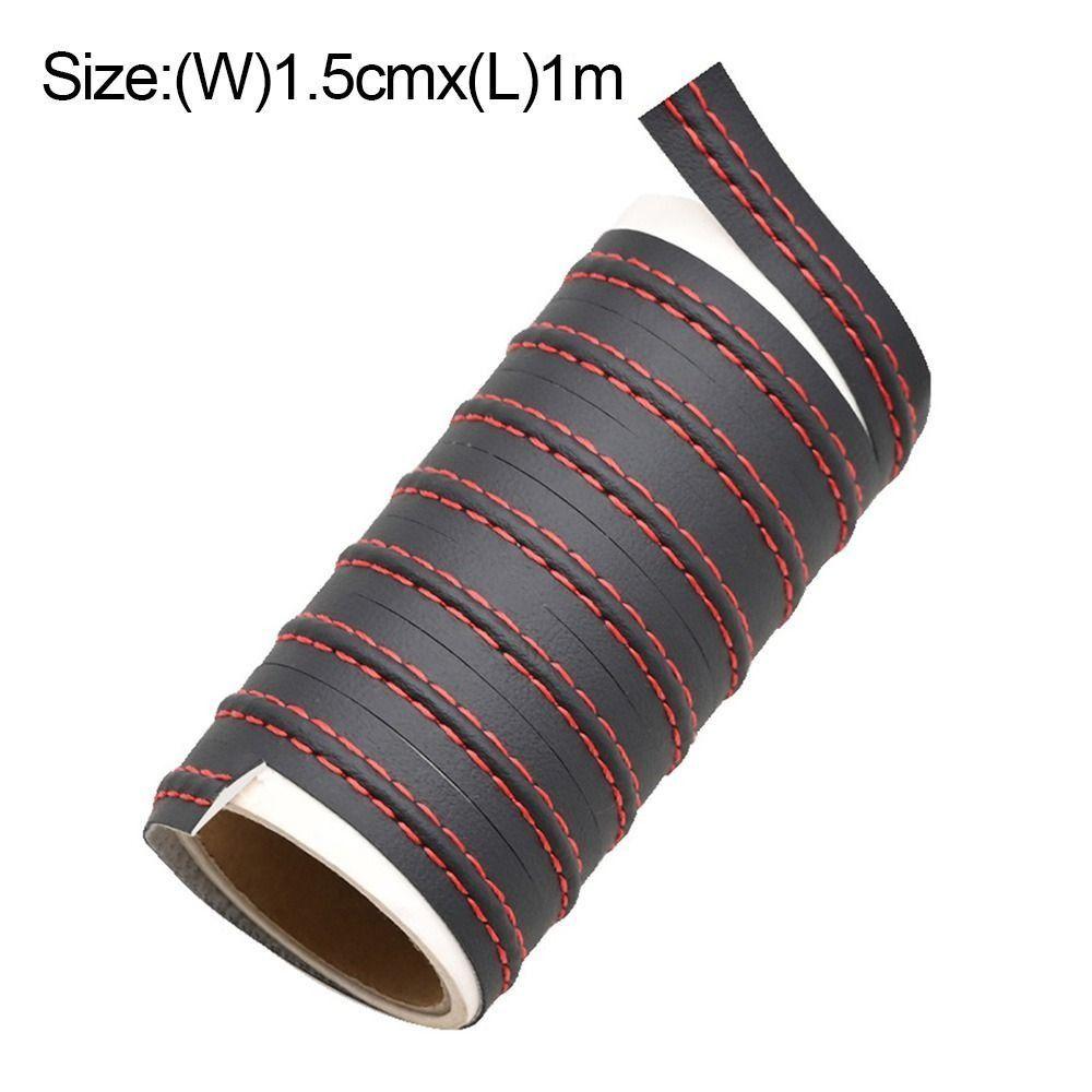 Декоративная линия для автомобиля из искусственной кожи, автозапчасти, внутренняя декоративная полоса, автомобильные молдинги, универсальная отделка