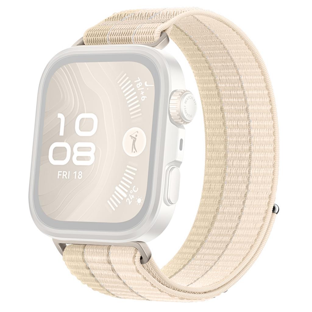 Цветной нейлоновый ремешок-петля для Huawei Watch Fit 4 Pro/Fit 4/Fit 3 с застежкой-липучкой