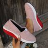 Fashion Spring Women's Shoes Fabric Tennis Women's Slip-On Flats Women's Canvas Sneakers Woman Wedge Thick-soled Flats