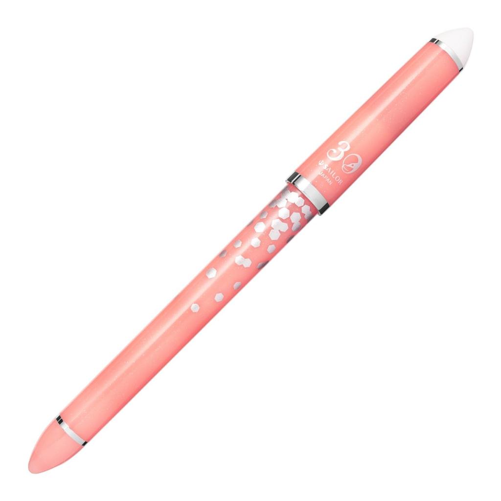 SAILOR Fude DE Mannen Fountain Pen for Calligraphy 30th Confetti Pink 40 Degrees 10-0344-031
