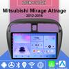 Android Carplay автомобильное радио для Mitsubishi Mirage Attrage 2012-2018 мультимедийный проигрыватель головное устройство стерео GPS навигация BT WIFI 2+32 ГБ