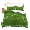 American Football Duvet Cover Set Full Size Sports Games Bedding Set Soccer Rugby Field Comforter Cover for Boys Quilt Cover Set