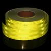 5cm*5m Fluorescent Yellow Reflective Adhesive Tape High Viscosity Waterproof Reflector Conspicuity Stickers For Car Trucks Trail