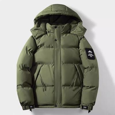 Зимняя мужская хлопковая одежда Новая зимняя мужская хлопковая одежда Теплая утолщенная хлопковая куртка Куртка с капюшоном