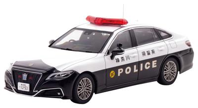 Hiko Seven Scale Toyota Crown Hybrid 2023 Полиция префектуры Канагава Дорожная полиция Скоростная трасса Готовая модель H7432307 RAI'S 1/43 (АЗШ21)