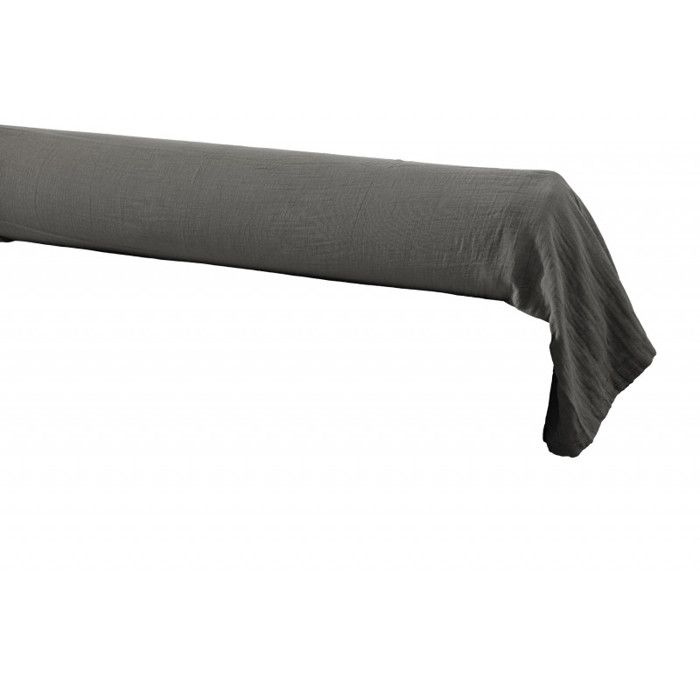Taie de traversin "Gaïa" 85 x 185 cm "Gaze de Coton" - Gaïa Granit - 85 x 185 cm