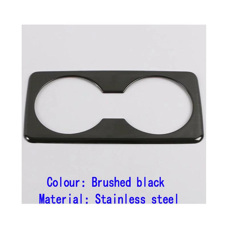 For Mazda 3 Mazda3 Axela M3 Car Cover Trim Stainless Steel Center Console Cup Holder Gear Box Armrest Frame