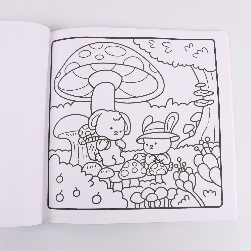 Educational Watercolor Painting Book DIY Drawing Doodle Book Filling Color Book Kids Gift