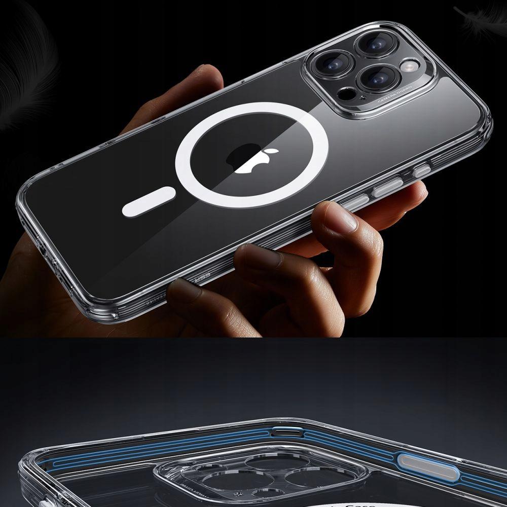 Etui case do iphone 16 pro max plecki magsafe ochronne szkło przezroczysty