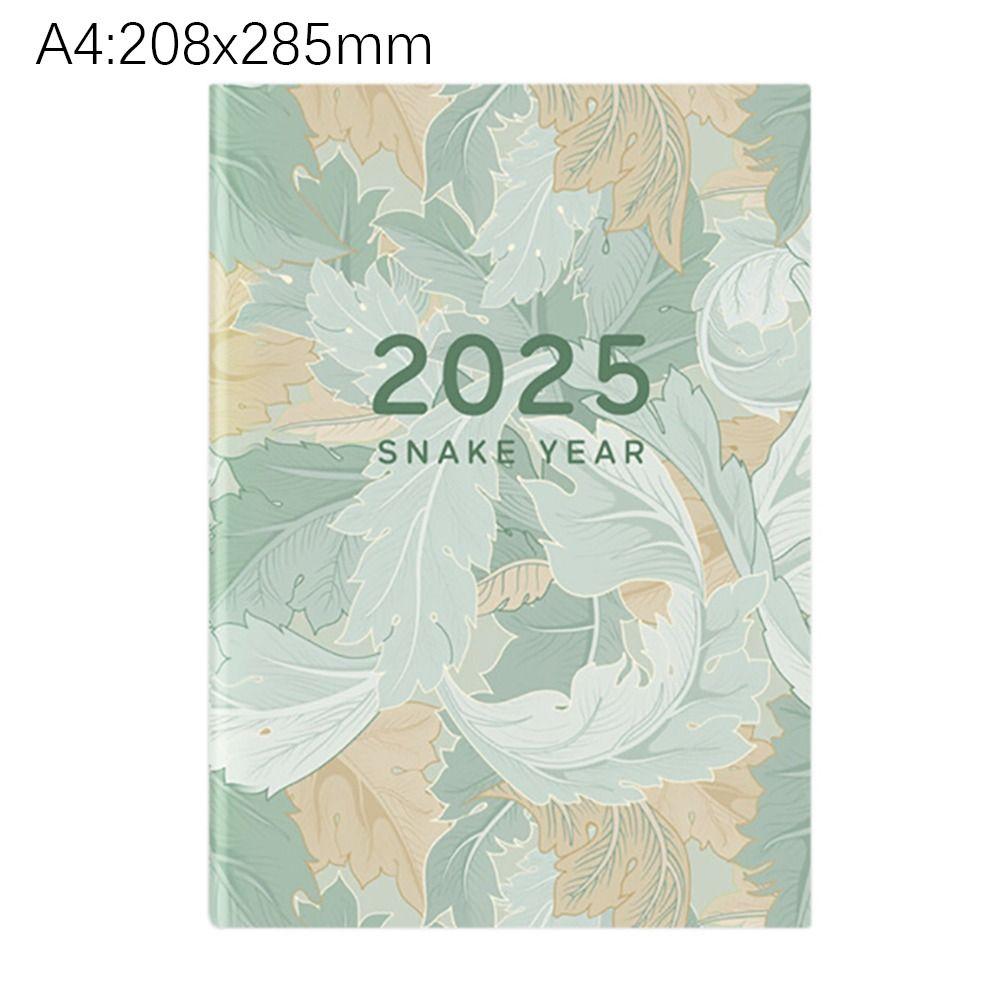 24 Sheets Schedules Notebook A4 A5 Agenda Planner High-quality 2025 Calendar Planner  School