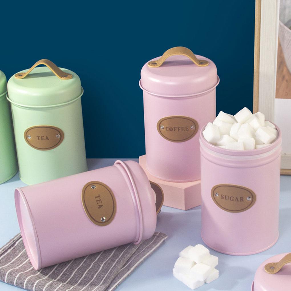 Железная кухонная канистра, прочная банка для хранения с большой емкостью, кухонные банки для хранения