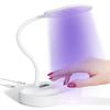 LED Nail Lamp 12W Rechargeable Portable Gooseneck Lamp Quicky Dry Gel Nail Light Portable Flash Cure LED Nail Light for Gel Nail