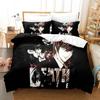 New Death Note Bedding Set Single Twin Full Queen King Size Bed Set Adult Kid Bedroom Duvet Cover Sets 3D Anime Bed Sheet Set