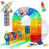 MAGBLOCK 56 Piece Magnetic Block Magnetic Block Educational Toy Magnetic Toy Popular Toy Girls Boys Birthday Kindergarten Christmas Gift Japanese