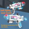 Kids Multifunctional Smoke Music Light Space Soft Bullet Sucker Toy Gun Pull the Trigger Out of Smoke Boy Girl Birthday Gift
