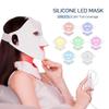 Professional 7 Colors LED Face Neck Beauty Mask - 3D Flexible Silicone Light Therapy Skincare Device