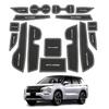 Hearsheng Silicone Rubber Interior Rubber Mat for Mitsubishi New Outlander PHEV GN0W GN Series Rubber Mat Door Pocket Mat Console Mat Dress Up