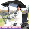 Electric Vehicle & Bicycle Sunshade: Rain Canopy for Motorcycles & Tricycles.