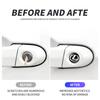 2/5/10Pcs 15mm Car Lock Keyhole Stickers Decoration Protection For Lexus IS250 IS200 CT200h GS300 LS430 RX450h LX570 IS300